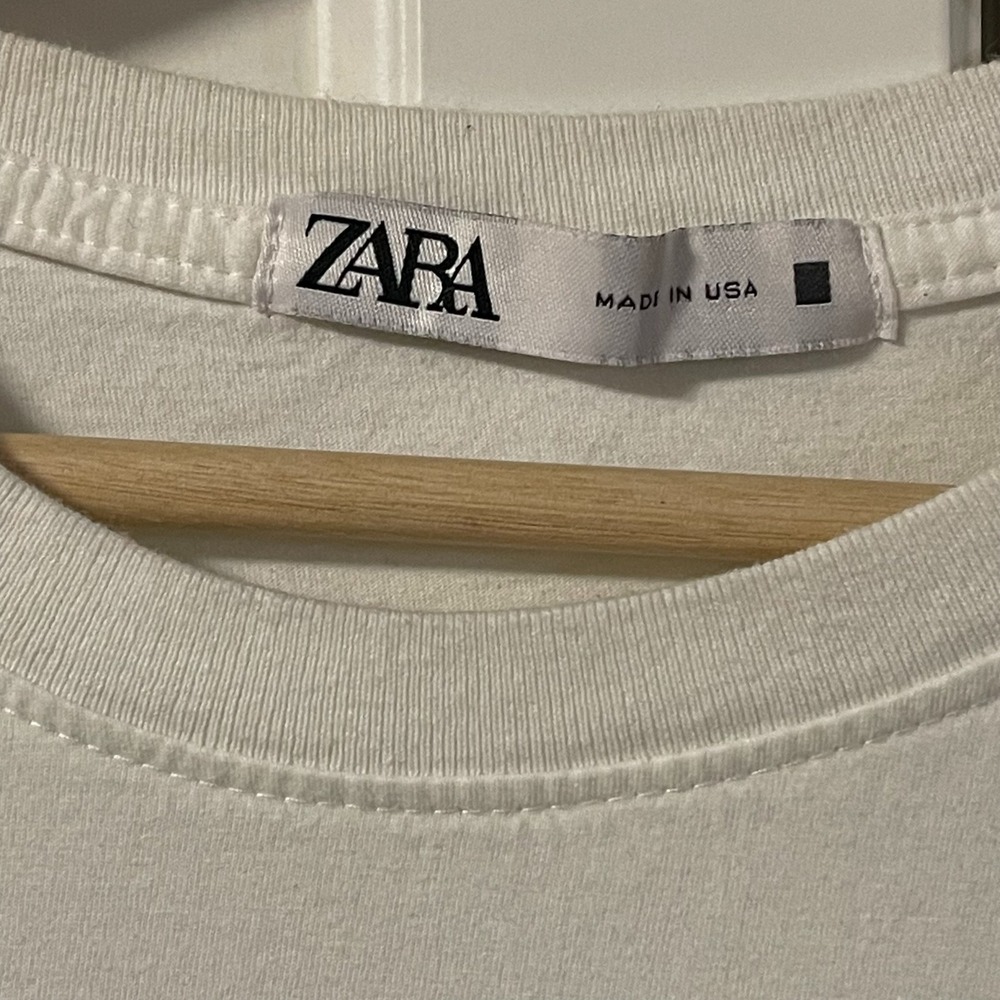 Zara Adidas‎ Graphic Tee White Lime Green Monster Trefoil Logo Shirt Mens L - Picture 3 of 4